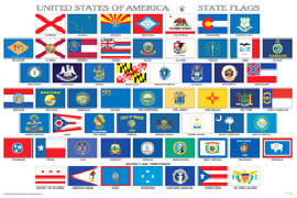 State Flags Poster